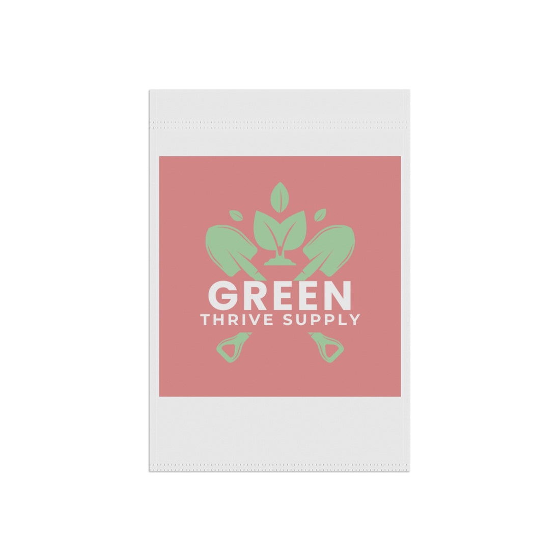 Garden Flag — 'Green Thrive Supply' Decorative Outdoor House Banner