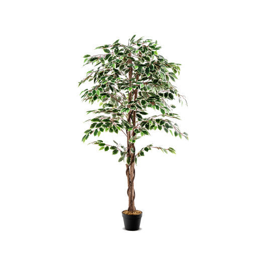 Tall Artificial Ficus Tree with Nursery Pot