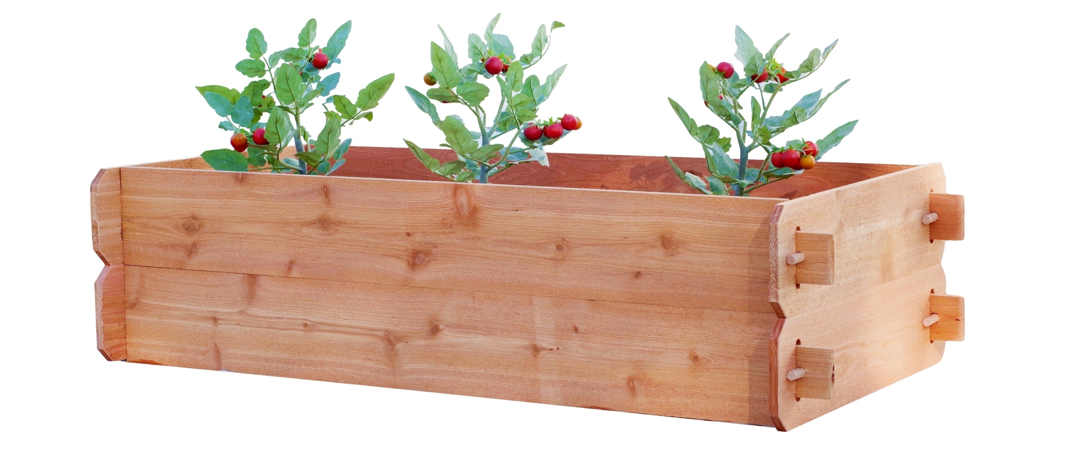 Timberlane Gardens Raised Garden Bed Kit – Double Deep Cedar