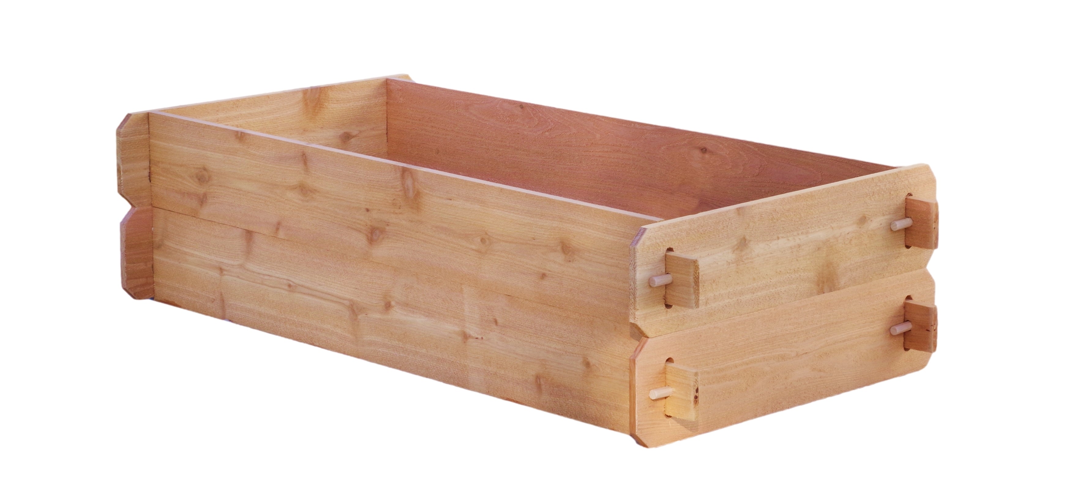 Timberlane Gardens Raised Garden Bed Kit – Double Deep Cedar