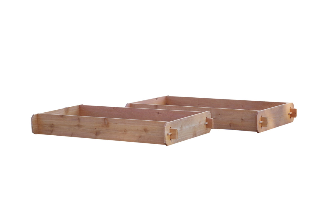 Timberlane Gardens Raised Garden Bed Kit – Double Deep Cedar