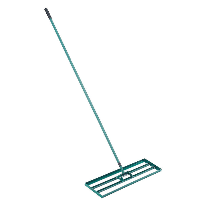 Heavy-Duty Lawn Leveling Rake with Extended Handle