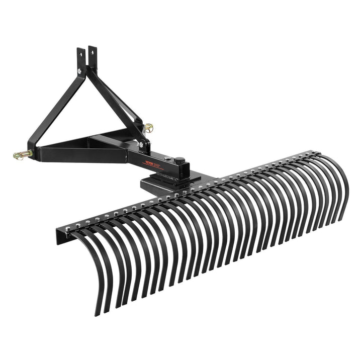 60" Pull-Behind Thatch Remover Garden Rake