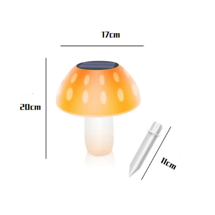 Decorative Solar Mushroom Garden Light