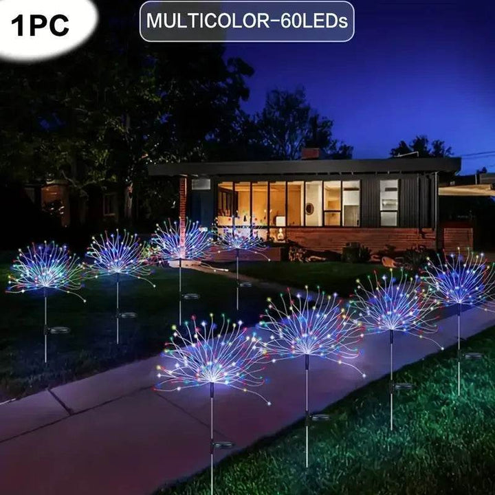 Solar Garden Waterproof Lights Fireworks Lights