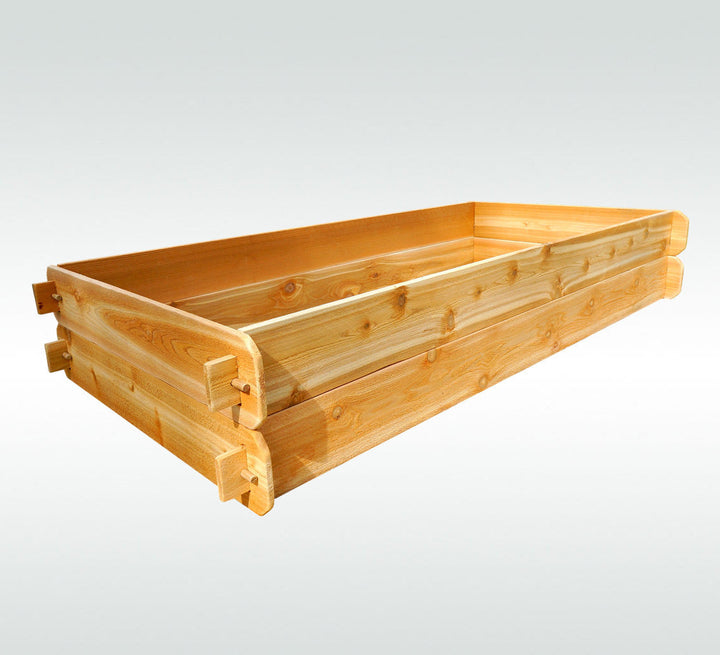 Timberlane Gardens Raised Garden Bed Kit Double Deep (Two 3x6) Select Cedar