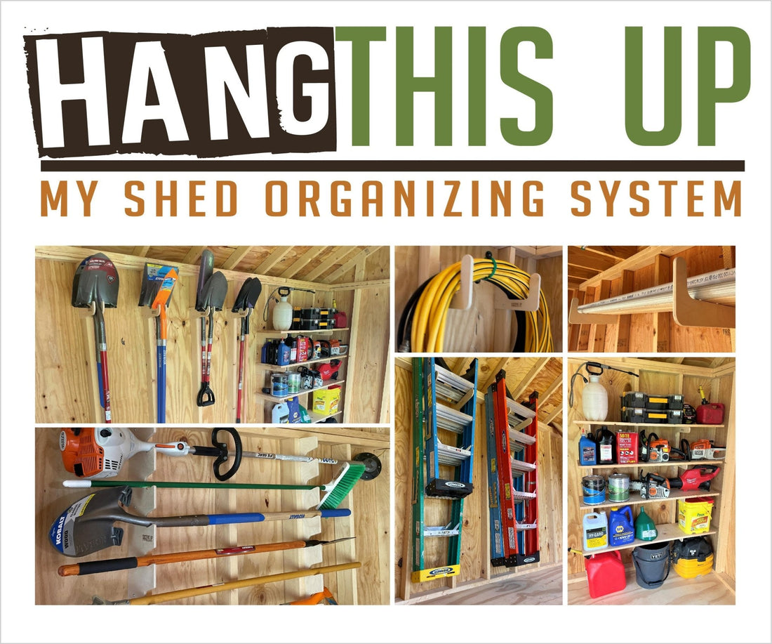 Complete Shed Organization Kit – Yard & Garden Tool Storage System