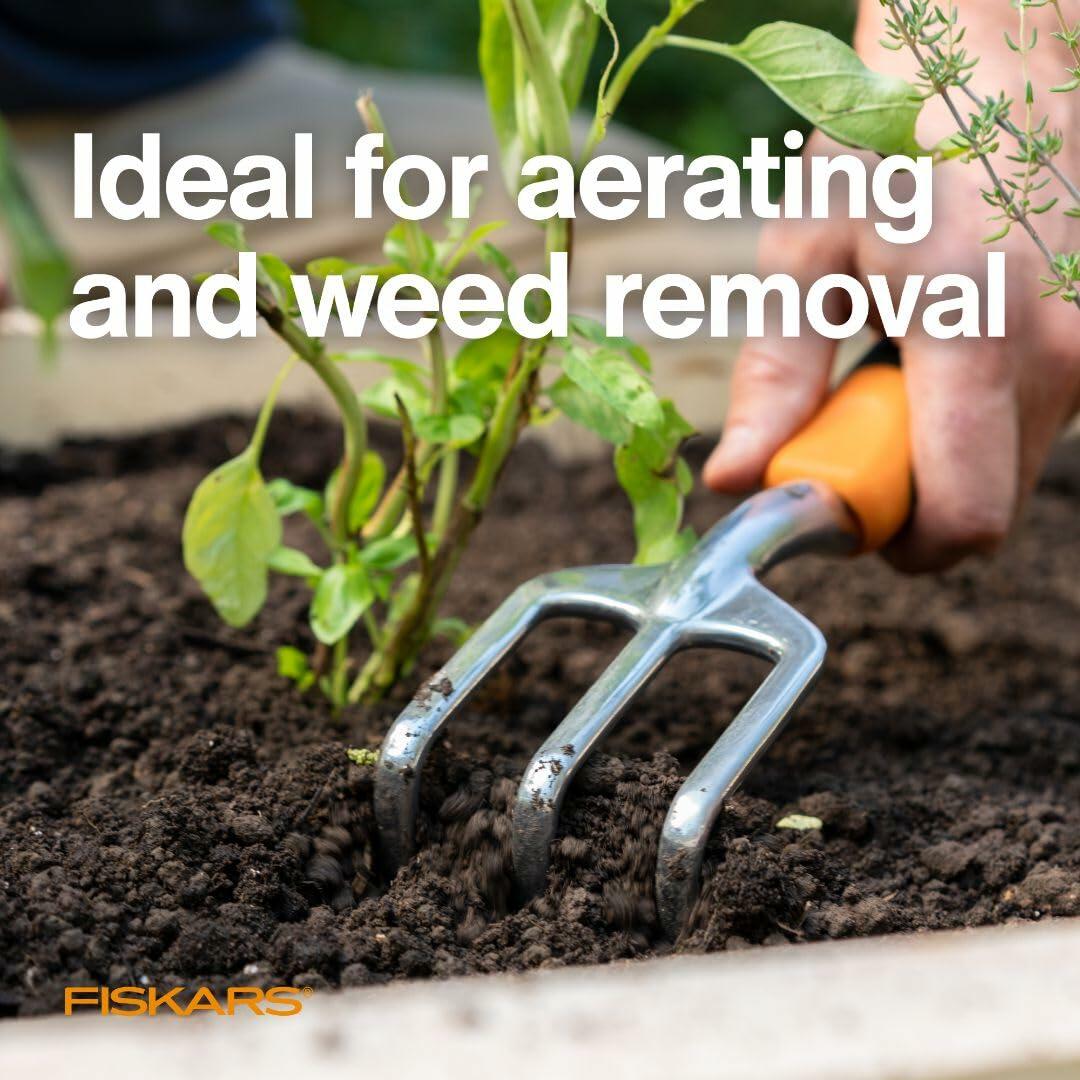 Fiskars Ergo 12" Heavy-Duty Garden Cultivator
