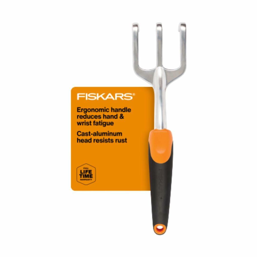 Fiskars Ergo 12" Heavy-Duty Garden Cultivator