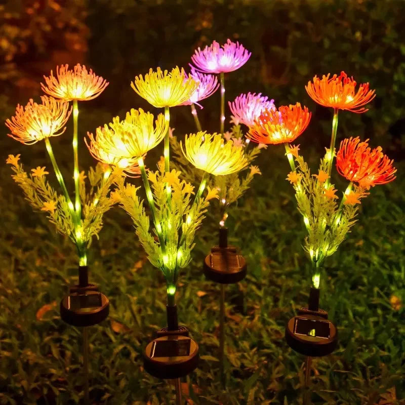 DecorBites™ Sunflower Solar Garden Lights for Outdoor Decor