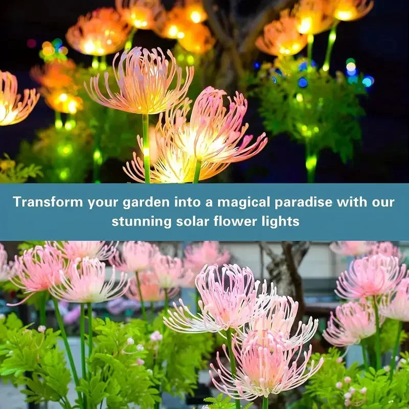 DecorBites™ Sunflower Solar Garden Lights for Outdoor Decor