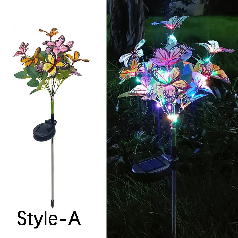 DecorBites™ Sunflower Solar Garden Lights for Outdoor Decor